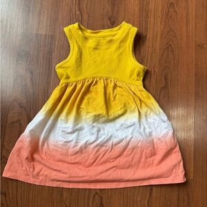 Wonder nation multi color girls dress with pockets